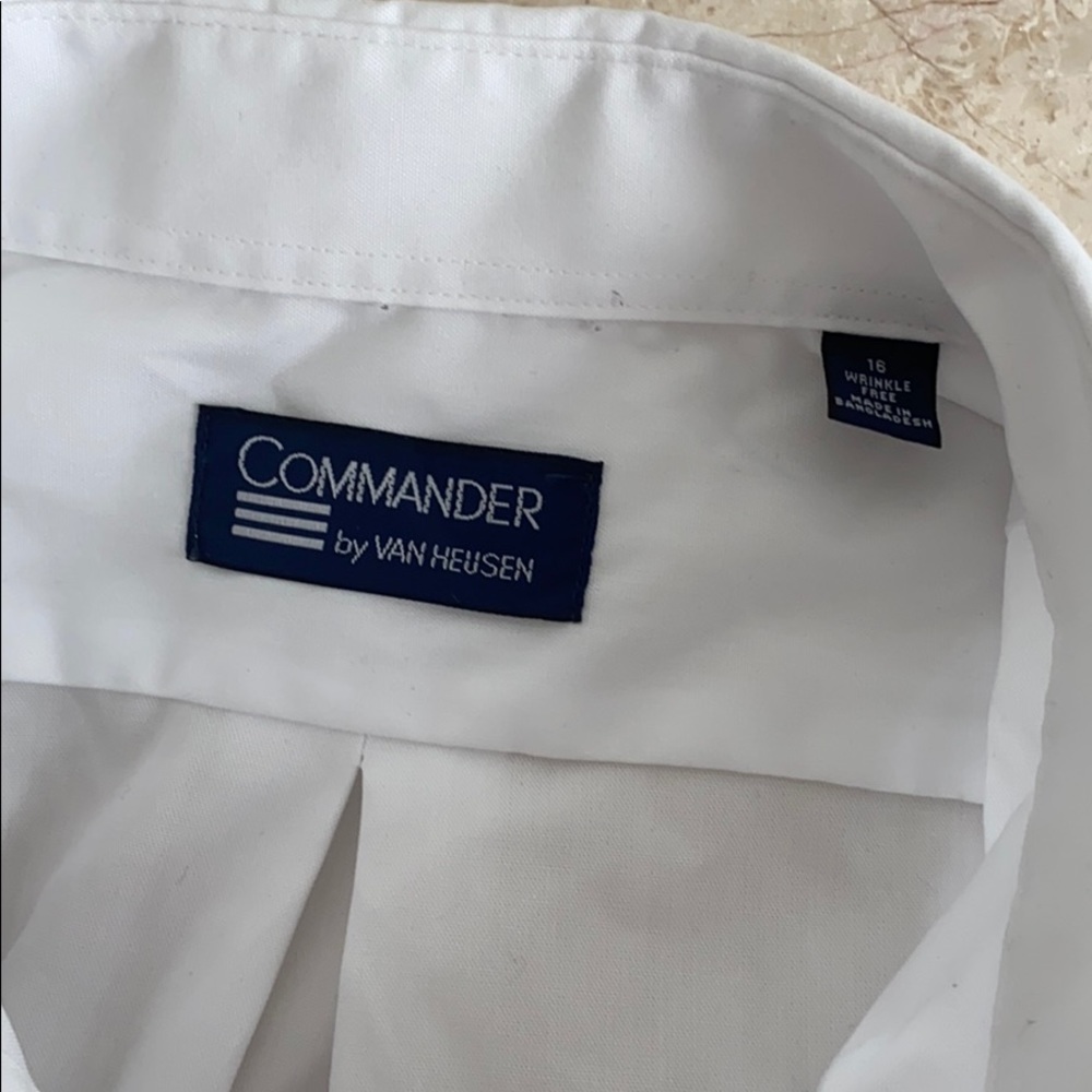 Van Heusen Short Sleeve Non-Iron Pilot Shirt - Picture 8 of 8